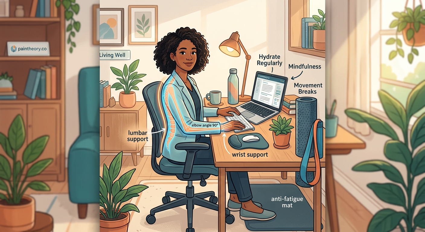 The Working Woman's Guide to Managing Chronic Pain at Your Desk Job - Illustration 2