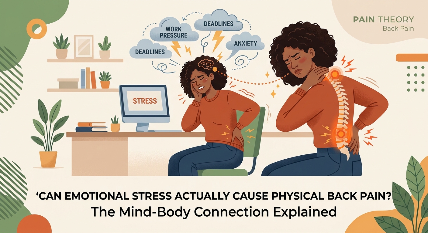 Can Emotional Stress Actually Cause Physical Back Pain? The Mind-Body Connection Explained - Illustration 1