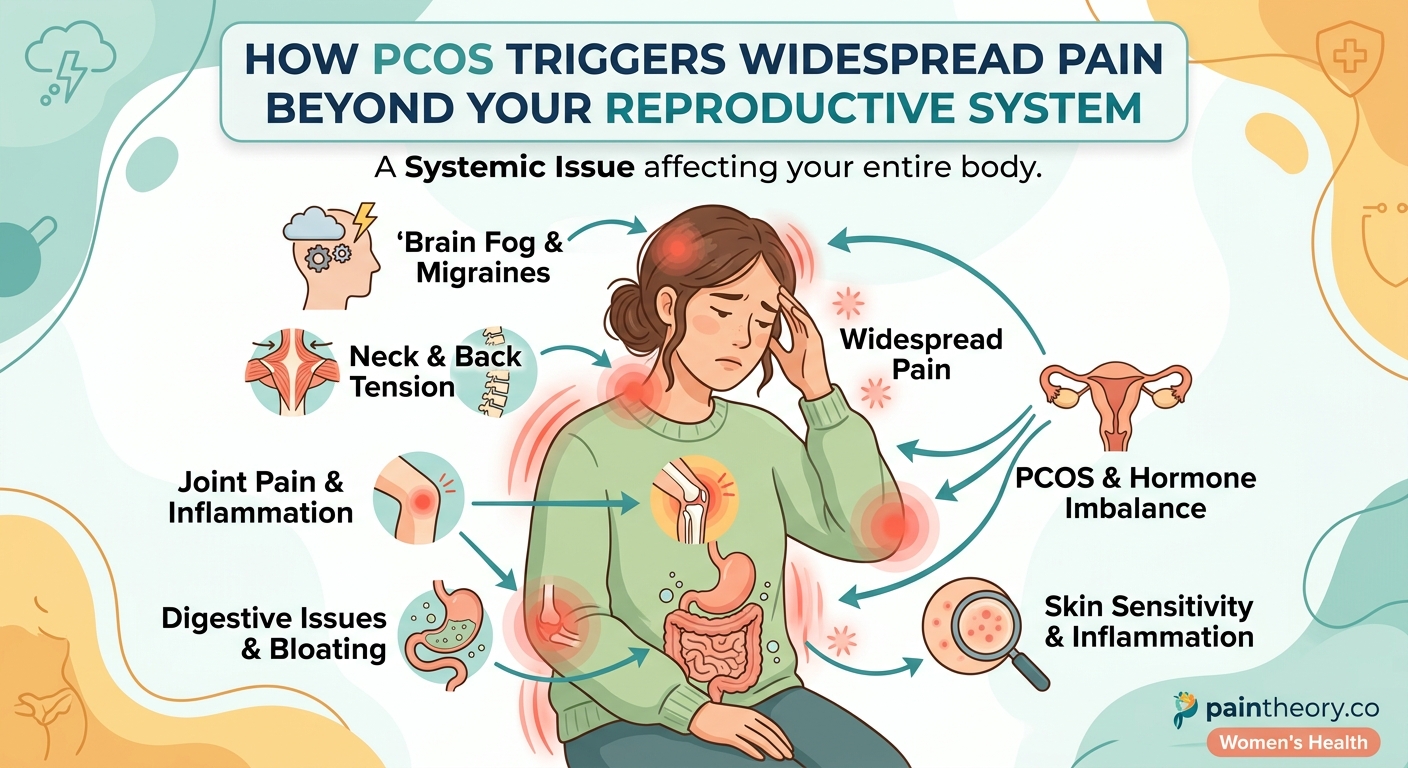 How PCOS Triggers Widespread Pain Beyond Your Reproductive System - Illustration 2
