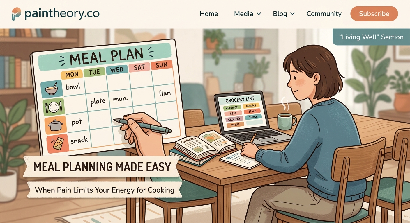Meal Planning Made Easy When Pain Limits Your Energy for Cooking - Illustration 1