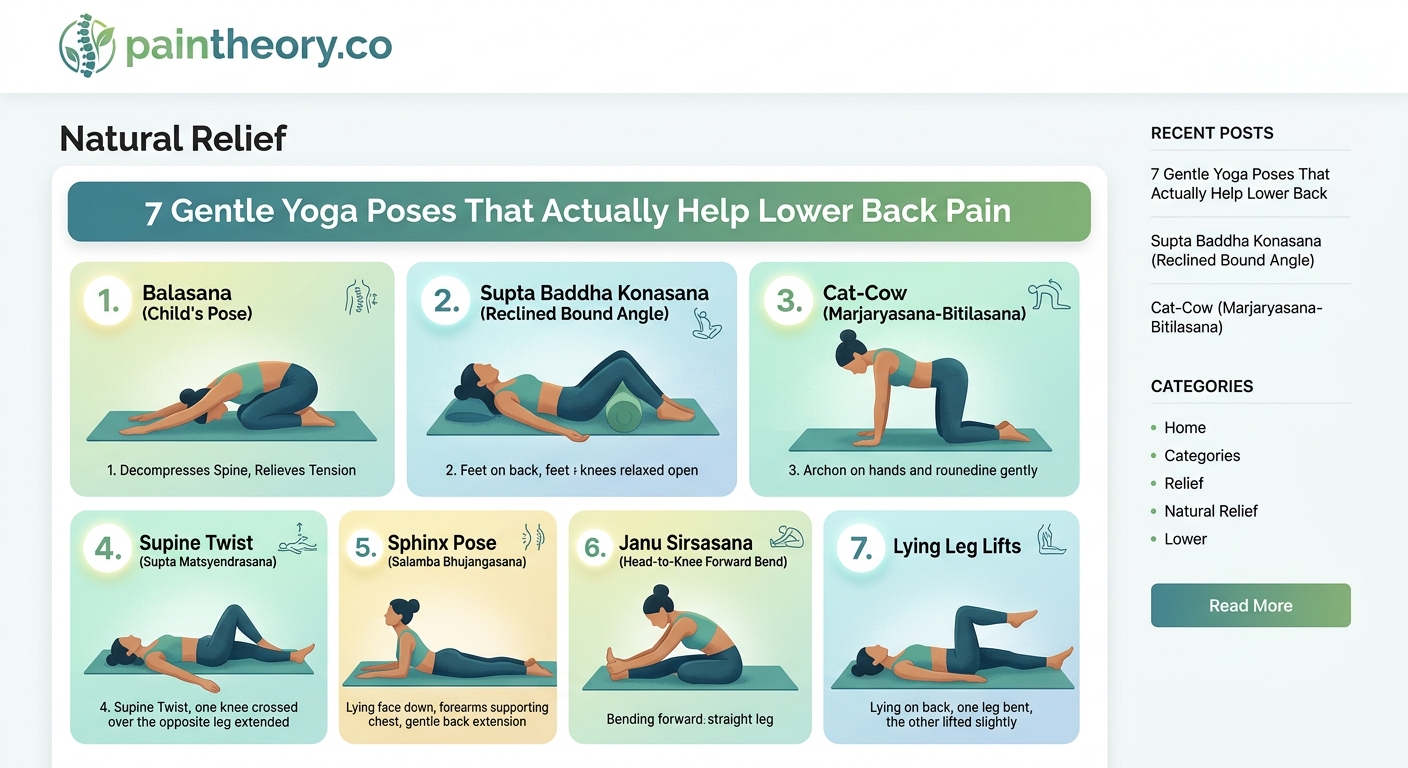 7 Gentle Yoga Poses That Actually Help Lower Back Pain — image 1