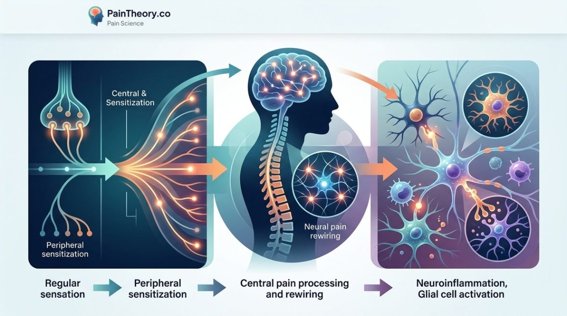 3 Key Mechanisms That Turn Normal Sensations into Chronic Pain